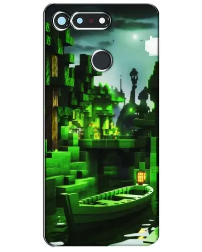 Чохол для Huawei Honor View 20 / V20 з картинкою «Minecraft лісовий пейзаж»