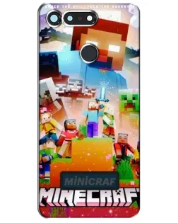 Чохол для Huawei Honor View 20 / V20 з картинкою «Minecraft герої гри»