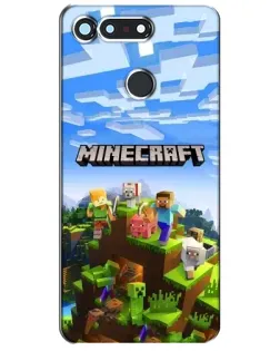 Чохол для Huawei Honor View 20 / V20 з картинкою «Minecraft класичний світ»