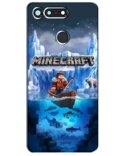 Чохол для Huawei Honor View 20 / V20 з картинкою «Minecraft льодянийсвіт»