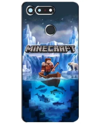 Чохол для Huawei Honor View 20 / V20 з картинкою «Minecraft льодянийсвіт»