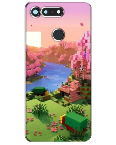 Чохол для Huawei Honor View 20 / V20 з картинкою «Рожеве дерево Minecraft»