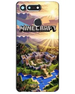 Чохол для Huawei Honor View 20 / V20 з картинкою «Minecraft панорама»