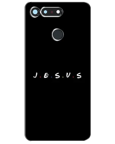 Чехол для Huawei Honor View 20 / V20 с картинкой «Точки веры J.E.S.U.S.»