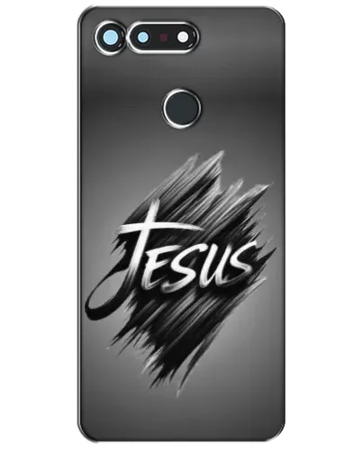 Чехол для Huawei Honor View 20 / V20 с картинкой «Надпись Jesus Graffiti»
