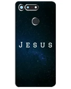 Чехол для Huawei Honor View 20 / V20 с картинкой «Звездное небо Jesus»