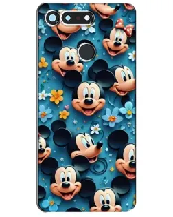 Чехол для Huawei Honor View 20 / V20 с картинкой «Паттерн Микки и Минни»