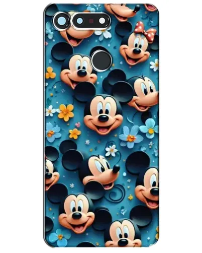Чехол для Huawei Honor View 20 / V20 с картинкой «Паттерн Микки и Минни»
