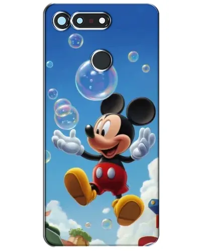 Чехол для Huawei Honor View 20 / V20 с картинкой «Mickey и мыльные пузыри»