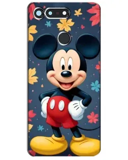 Чехол для Huawei Honor View 20 / V20 с картинкой «Осенний Mickey Mouse»