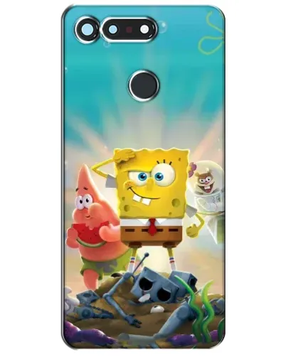 Чехол для Huawei Honor View 20 / V20 с картинкой «Спанч Боб победитель»