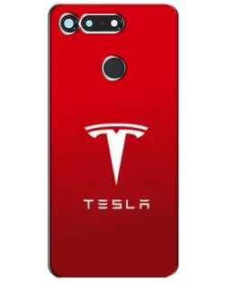 Чехол для Huawei Honor View 20 / V20 с картинкой «Tesla Red Classic»