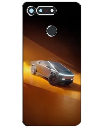Чехол для Huawei Honor View 20 / V20 с картинкой «Cybertruck в пустыне»