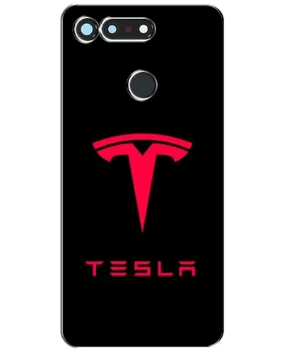 Чехол для Huawei Honor View 20 / V20 с картинкой «Tesla Red Logo»
