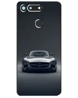 Чехол для Huawei Honor View 20 / V20 с картинкой «Mercedes на черном»