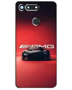 Чехол для Huawei Honor View 20 / V20 с картинкой «Mercedes AMG — красная линия»