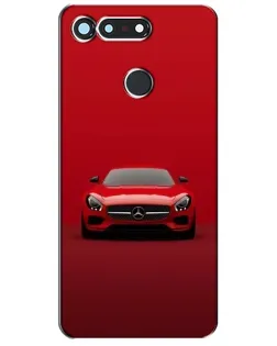 Чехол для Huawei Honor View 20 / V20 с картинкой «Красный Mercedes AMG»