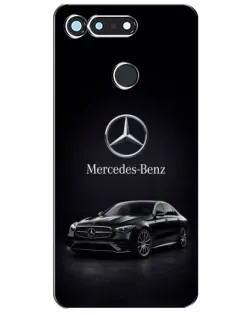 Чехол для Huawei Honor View 20 / V20 с картинкой «Mercedes — решетка радиатора»