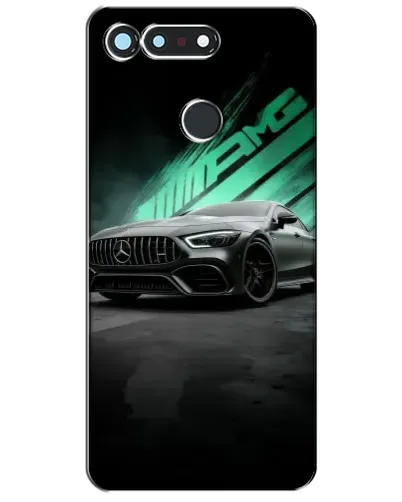Чехол для Huawei Honor View 20 / V20 с картинкой «Темный Mercedes AMG»
