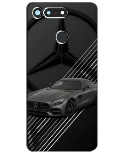 Чехол для Huawei Honor View 20 / V20 с картинкой «Mercedes AMG — графика»
