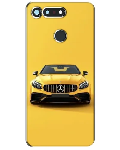 Чехол для Huawei Honor View 20 / V20 с картинкой «Желтый Mercedes GT»