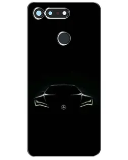 Чехол для Huawei Honor View 20 / V20 с картинкой «Mercedes — силуэт авто» Чехол для Huawei Honor View 20 / V20 с картинкой «Mercedes — силуэт авто»