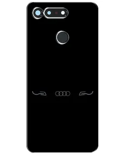 Чехол для Huawei Honor View 20 / V20 с картинкой «Audi — световой подпись»
