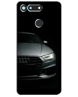 Чехол для Huawei Honor View 20 / V20 с картинкой «Audi — детализация кузова»