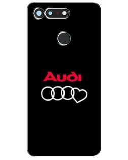 Чехол для Huawei Honor View 20 / V20 с картинкой «Логотип Audi Heart»