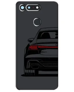 Чехол для Huawei Honor View 20 / V20 с картинкой «Задняя часть Audi — арт»
