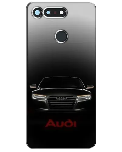 Чехол для Huawei Honor View 20 / V20 с картинкой «Audi — градиентный контур»