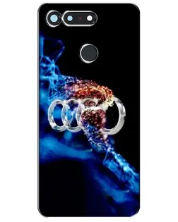 Чехол для Huawei Honor View 20 / V20 с картинкой «Энергия лого Audi»