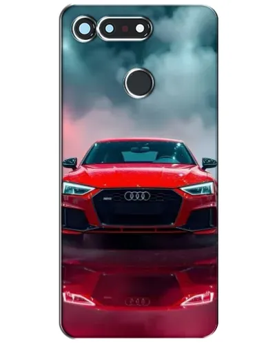 Чехол для Huawei Honor View 20 / V20 с картинкой «Audi RS — красный стиль»
