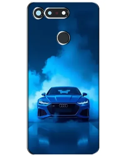 Чехол для Huawei Honor View 20 / V20 с картинкой «Audi — голубая энергия»