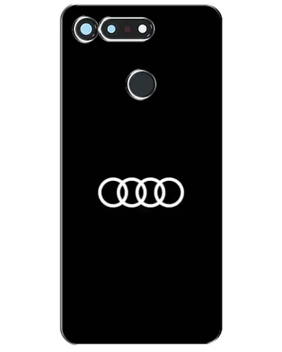 Чехол для Huawei Honor View 20 / V20 с картинкой «Audi White Logo»