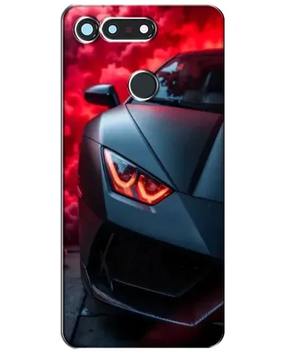 Чехол для Huawei Honor View 20 / V20 с картинкой «Lamborghini красное сияние»