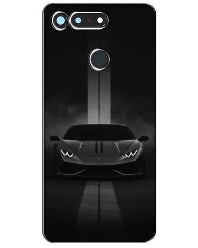Чехол для Huawei Honor View 20 / V20 с картинкой «Lamborghini симметрия дорог»