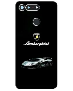 Чехол для Huawei Honor View 20 / V20 с картинкой «Логотип Lamborghini классика»