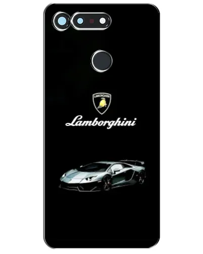 Чехол для Huawei Honor View 20 / V20 с картинкой «Логотип Lamborghini классика»