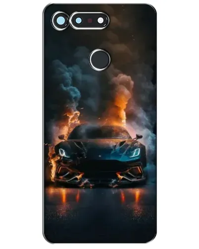 Чехол для Huawei Honor View 20 / V20 с картинкой «Lamborghini дымная эстетика»