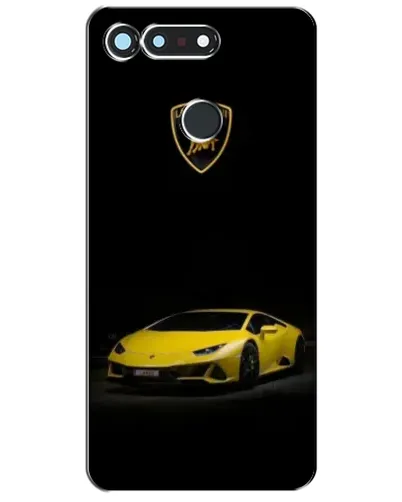 Чехол для Huawei Honor View 20 / V20 с картинкой «Lamborghini желтый акцент»