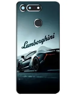 Чехол для Huawei Honor View 20 / V20 с картинкой «Классическая надпись Lamborghini»