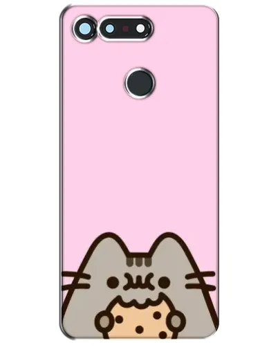 Чехол для Huawei Honor View 20 / V20 с картинкой «Pusheen и печенье»