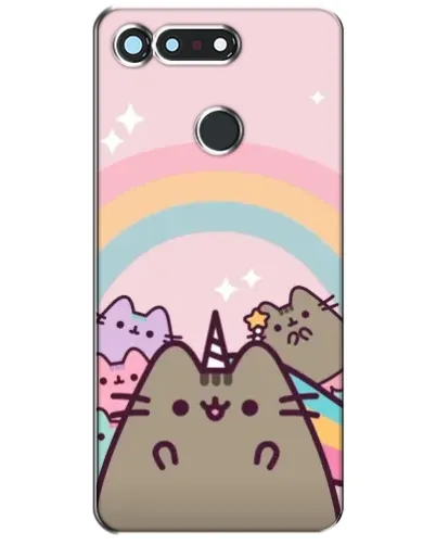 Чехол для Huawei Honor View 20 / V20 с картинкой «Единорог Pusheen»