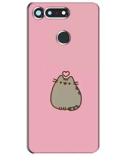 Чехол для Huawei Honor View 20 / V20 с картинкой «Pusheen сердце»