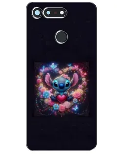 Чехол для Huawei Honor View 20 / V20 с картинкой «Stitch в цветах» Чехол для Huawei Honor View 20 / V20 с картинкой «Stitch в цветах»