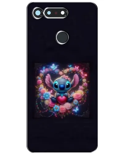 Чохол для Huawei Honor View 20 / V20 з картинкою «Stitch у квітах»
