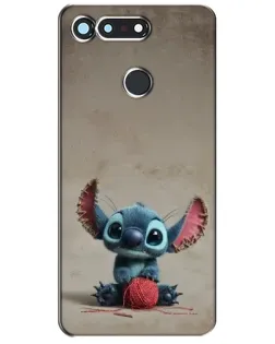 Чехол для Huawei Honor View 20 / V20 с картинкой «Стич на коричневом фоне» Чехол для Huawei Honor View 20 / V20 с картинкой «Стич на коричневом фоне»