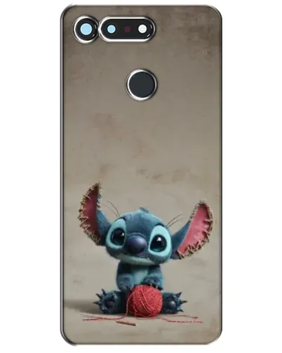 Чохол для Huawei Honor View 20 / V20 з картинкою «Стіч на чоричневому фоні»