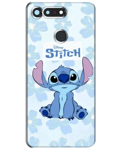 Чохол для Huawei Honor View 20 / V20 з картинкою «Stitch серед квітів»
